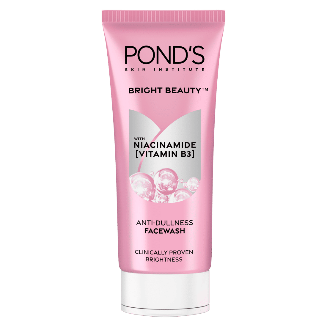 Pond's Bright Beauty Niacinamide Anti-Dullness Face Wash 100 gm | With Vitamin B3 | Reduces Dark Spots | Removes Dead Skin Cells | For Spotless Glowing Skin, Pack of 1 Pond's Bright Beauty Niacinamide Anti-Dullness Face Wash 100 gm | With Vitamin B3 | Reduces Dark Spots | Removes Dead Skin Cells | For Spotless Glowing Skin, Pack of 1