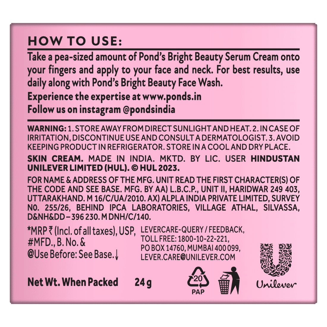 Pond's Bright Beauty Spot-less Glow Serum Cream 24 gm | With Pro Vitamin B3 | Dark Spot Reduction | Anti Spot Formula For Spot less Skin, Pack of 1 Pond's Bright Beauty Spot-less Glow Serum Cream 24 gm | With Pro Vitamin B3 | Dark Spot Reduction | Anti Spot Formula For Spot less Skin, Pack of 1