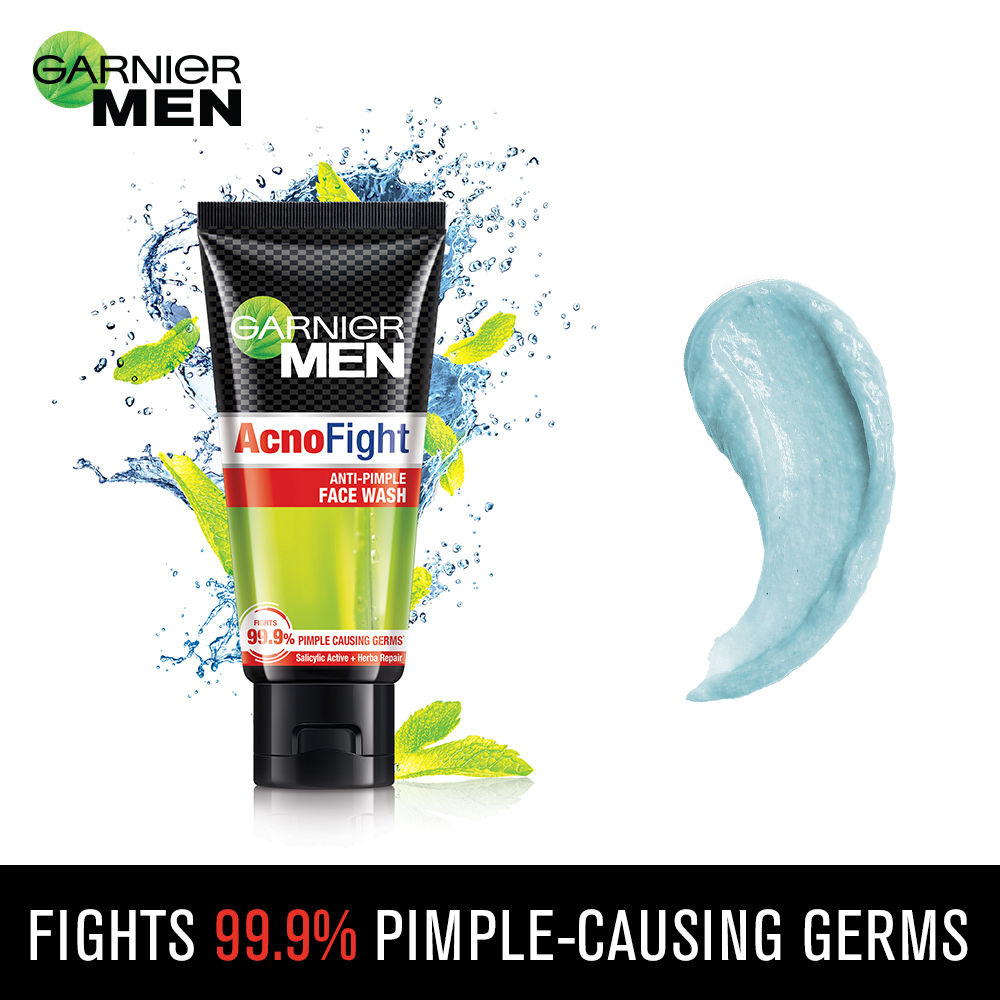 Garnier Men Acno Fight AntiPimple Face Wash, 50 gm Price, Uses, Side