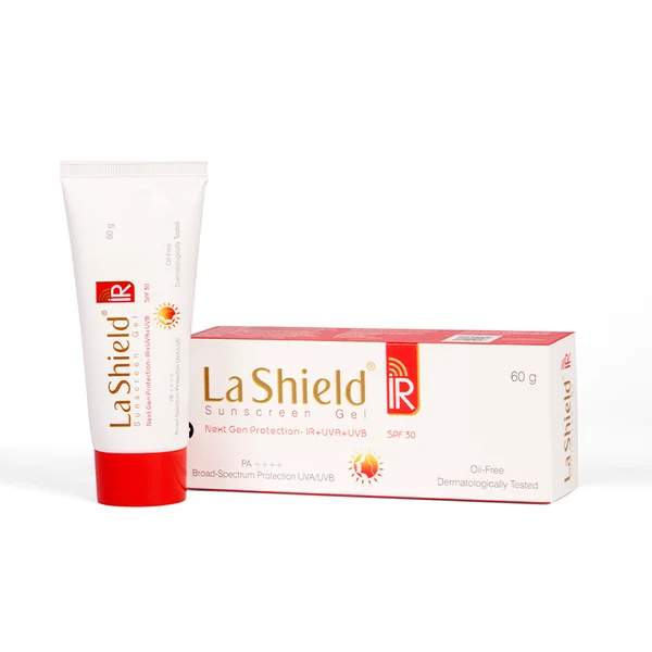 LA Shield IR SPF 30 PA++++ Sunscreen Gel, 60 gm, Pack of 1