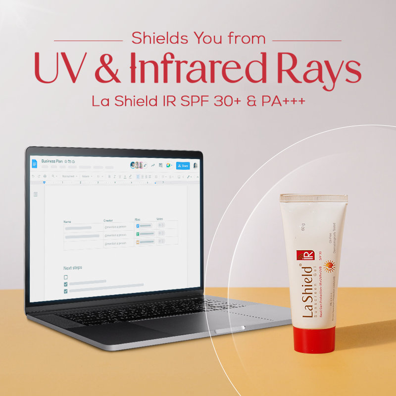 LA Shield IR SPF 30 PA++++ Sunscreen Gel, 60 gm, Pack of 1 LA Shield IR SPF 30 PA++++ Sunscreen Gel, 60 gm, Pack of 1