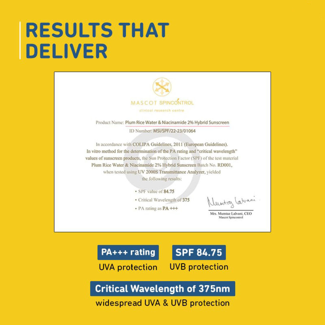 Plum Rice Water & Niacinamide 2% Hybrid Sunscreen SPF 50 PA+++, 50 gm, Pack of 1 Plum Rice Water & Niacinamide 2% Hybrid Sunscreen SPF 50 PA+++, 50 gm, Pack of 1
