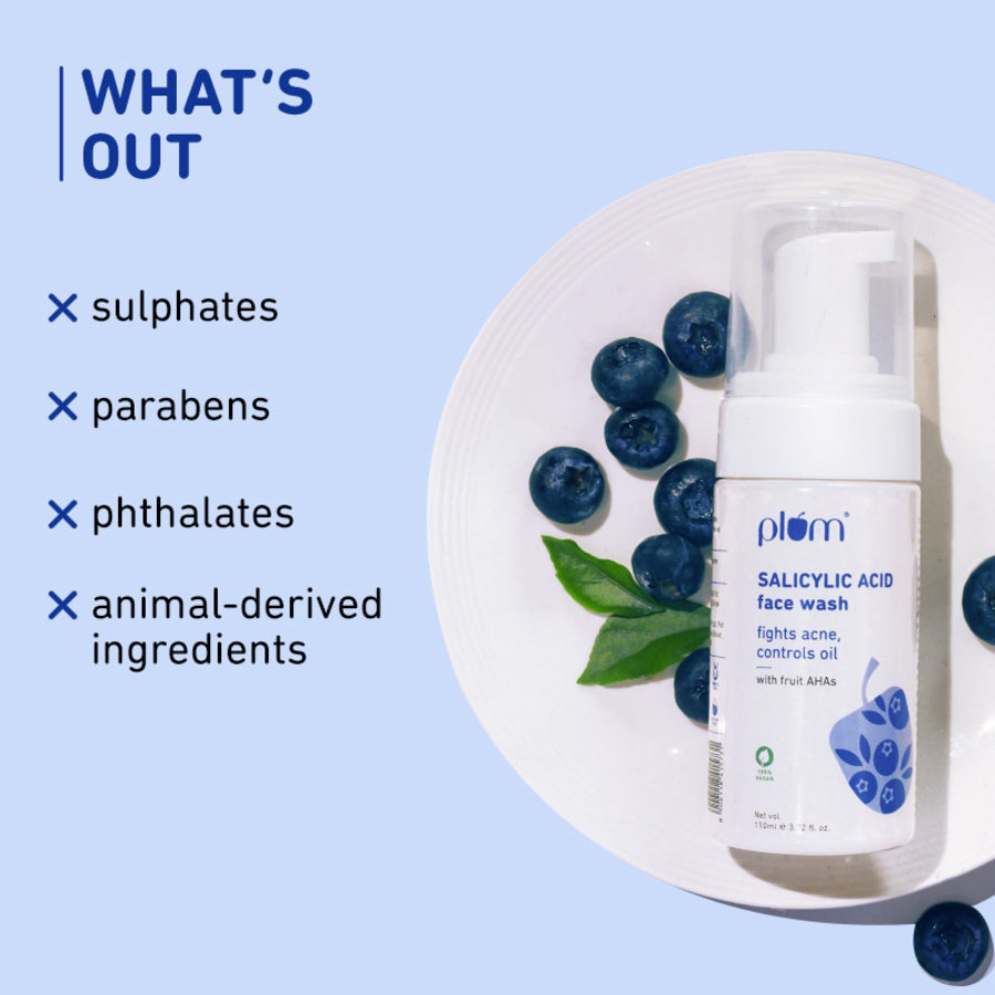 Plum Salicylic Acid Face Wash, 110 ml, Pack of 1 Plum Salicylic Acid Face Wash, 110 ml, Pack of 1