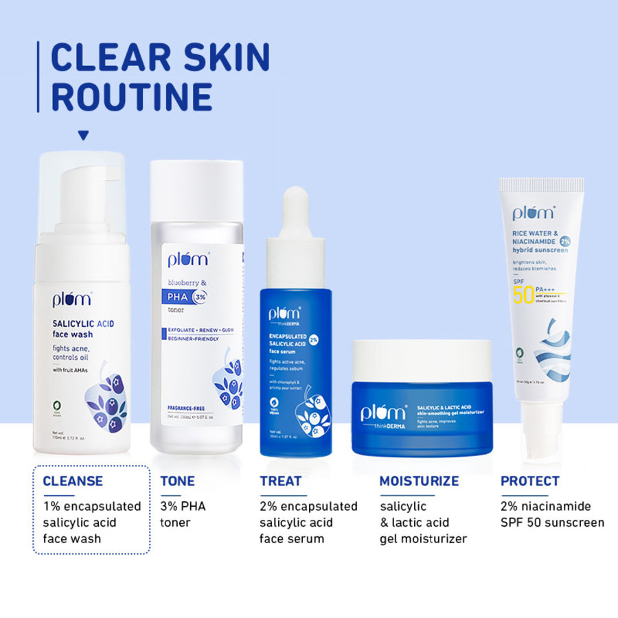 Plum Salicylic Acid Face Wash, 110 ml, Pack of 1 Plum Salicylic Acid Face Wash, 110 ml, Pack of 1