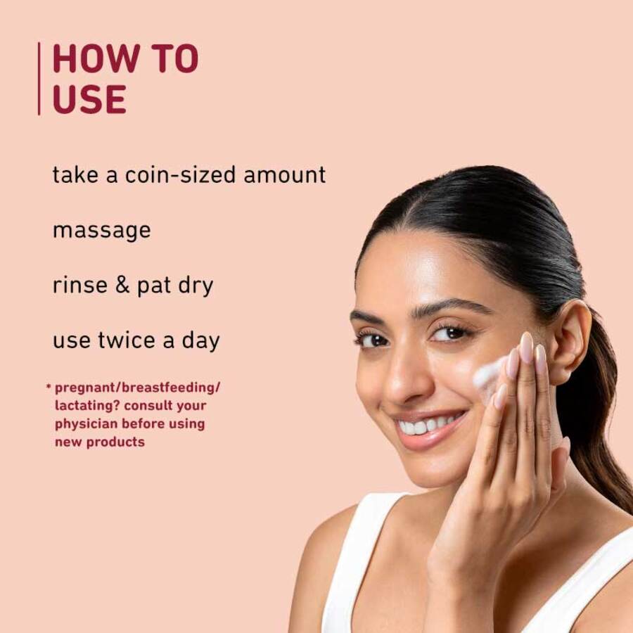 Plum Saffron & Papaya Glow Bright Face Wash, 100 ml, Pack of 1 Plum Saffron & Papaya Glow Bright Face Wash, 100 ml, Pack of 1