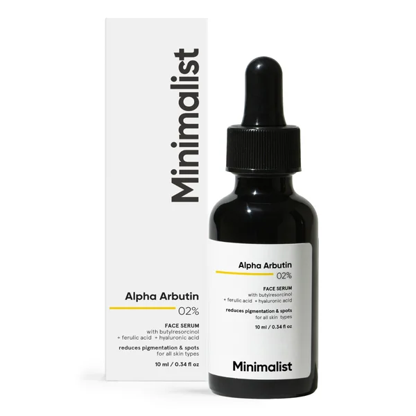 Minimalist Alpha Arbutin 02% Face Serum, 10 ml, Pack of 1