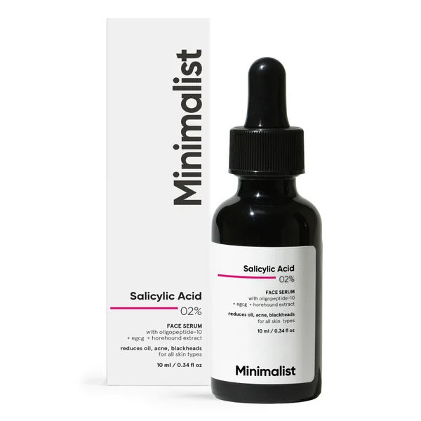 Minimalist Salicylic Acid 02% Face Serum, 10 ml, Pack of 1