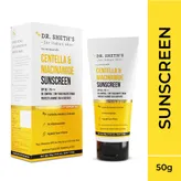 Dr. Sheth's Centella &amp; Niacinamide SPF 50 Sunscreen Cream, 50 gm, Pack of 1
