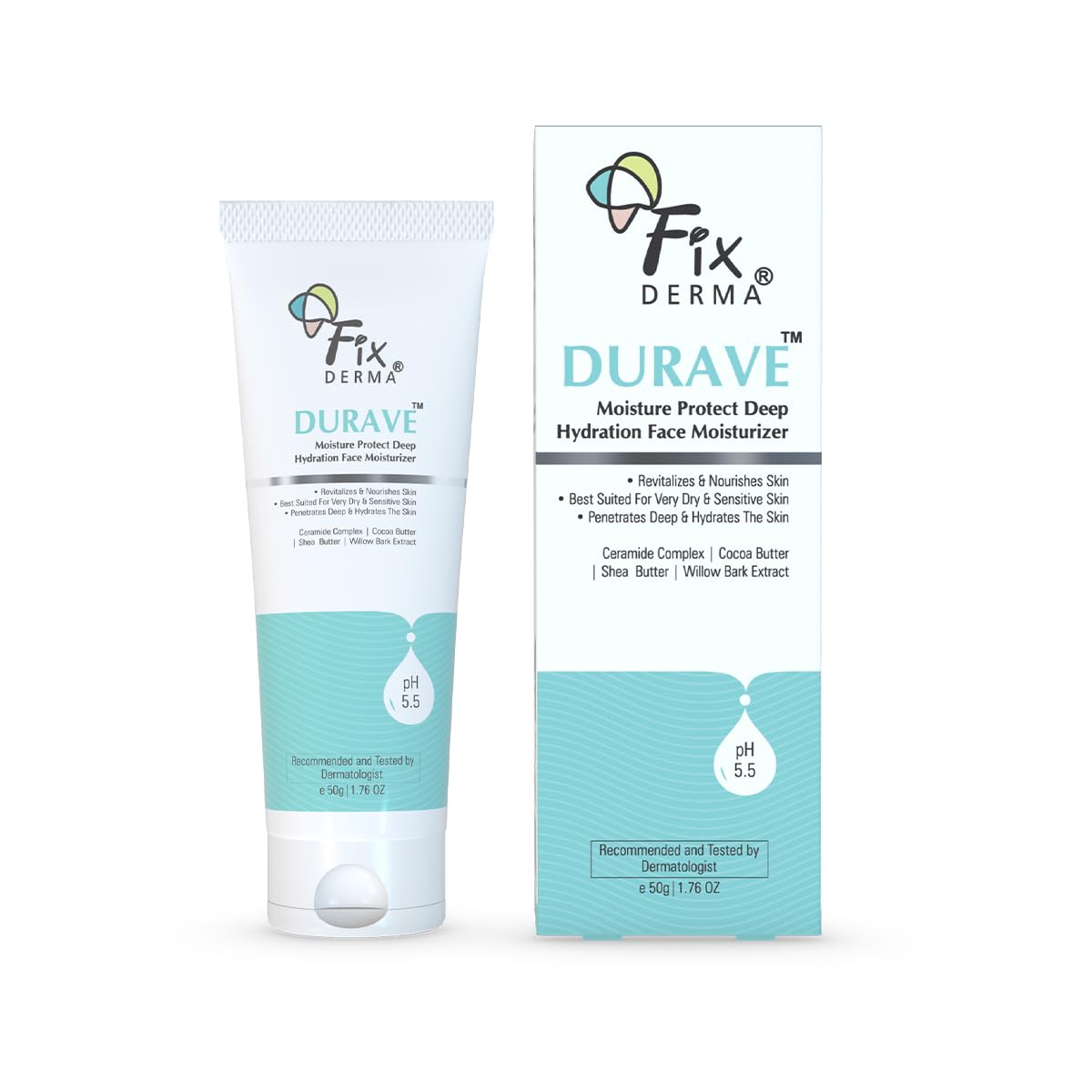 Fixderma Durave Moisture Protect Deep Hydration Face Moisturizer, 50 gm, Pack of 1 Fixderma Durave Moisture Protect Deep Hydration Face Moisturizer, 50 gm, Pack of 1