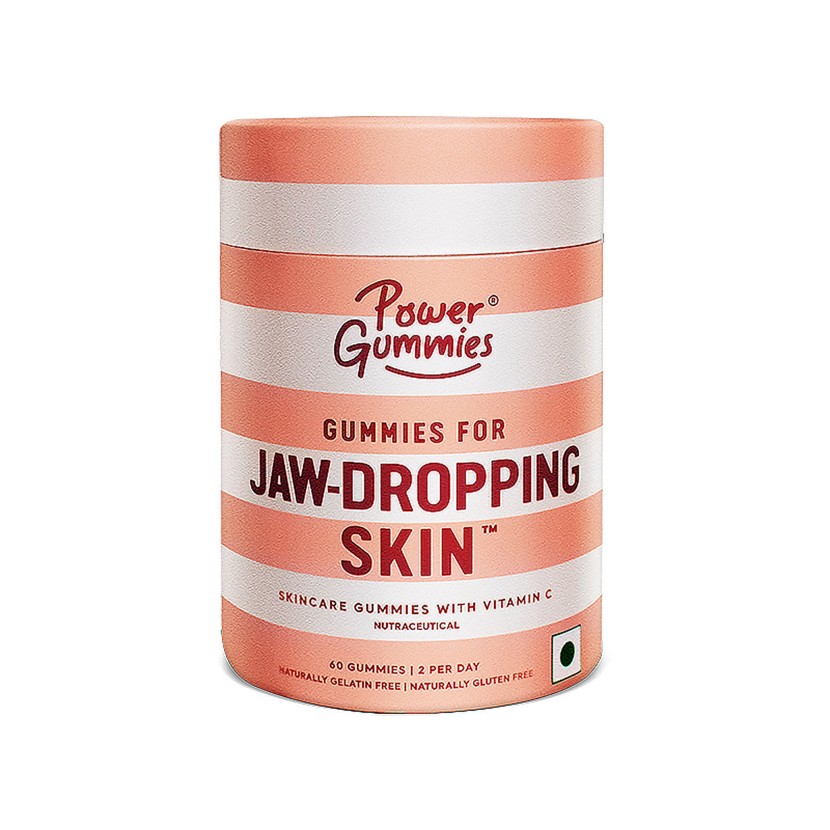 Power Gummies Jaw Dropping Skincare Gummies with Vitamin C Lemon Twist