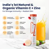 Wellbeing Nutrition Vitamin C + Zinc Zesty Orange Flavour, 16 Effervescent Tablets, Pack of 1