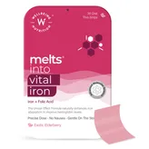 Wellbeing Nutrition Melts Into Nano Iron Exotic Elderberry Flavour, 30 Oral Strips, Pack of 1