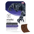 Wellbeing Nutrition Melts Into Advanced Immunity Black Panther Valencia Orange Flavour for Kids, 30 Strips