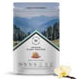 Wellbeing Nutrition Plant Protein French Vanilla Caramel Flavour Powder, 500 gm