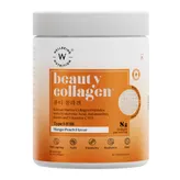 Wellbeing Nutrition Beauty Marine Collagen with Hyaluronic Acid, Biotin &amp; Vitamins Mango Peach Flavour Powder, 250 gm, Pack of 1