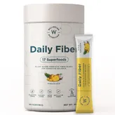 Wellbeing Nutrition Daily Fiber 17 Superfoods Pinacolada Flavour Powder, 240 gm, Pack of 1