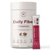 Wellbeing Nutrition Daily Fiber 17 Superfoods Vanilla Berry Flavour Powder, 240 gm, Pack of 1