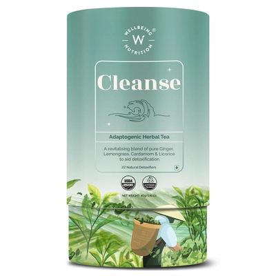 Wellbeing Nutrition Cleanse Tea Bags, 20 Count, Pack of 1