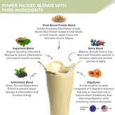 Wellbeing Nutrition Plant Protein British Banoffee Pie Flavour Powder, 500 gm, Pack of 1