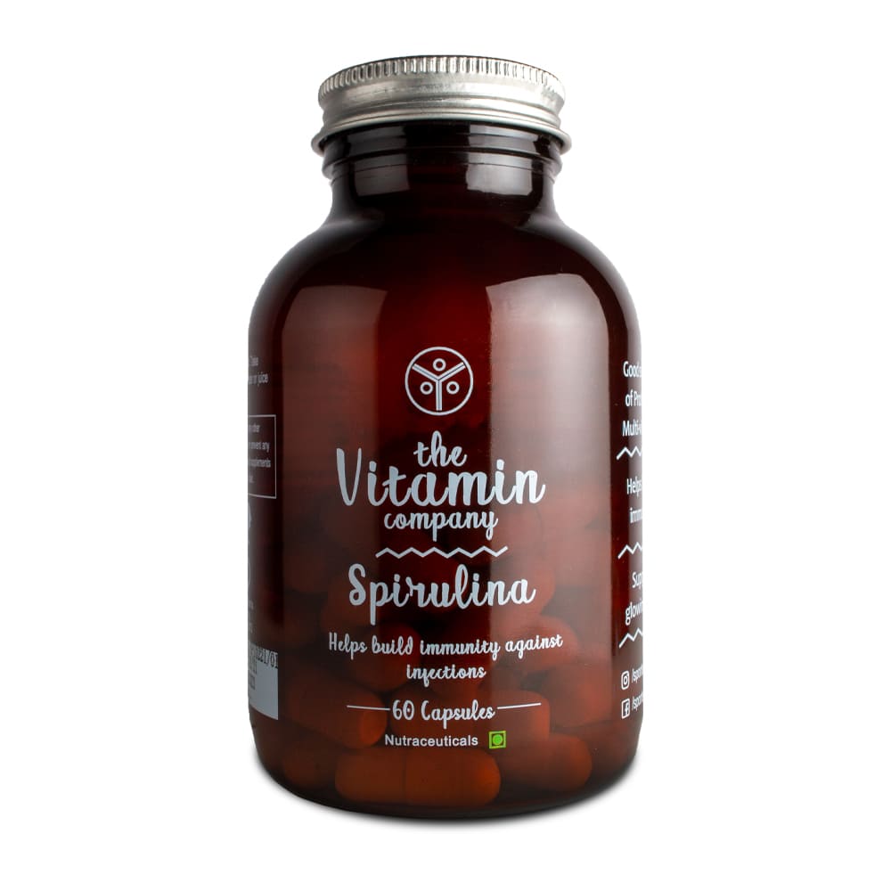 The Vitamin Company Spirulina, 60 Capsules Price, Uses, Side Effects