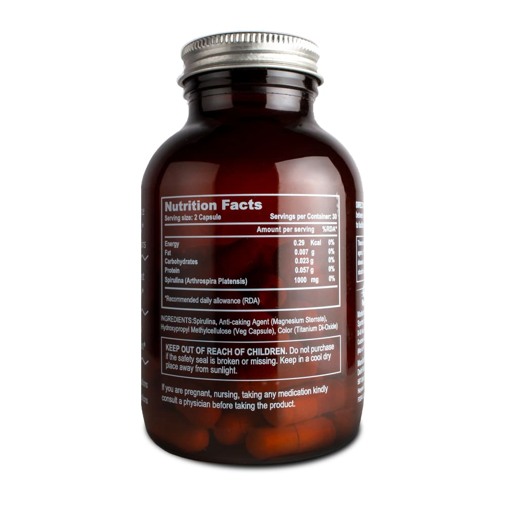 The Vitamin Company Spirulina, 60 Capsules Price, Uses, Side Effects