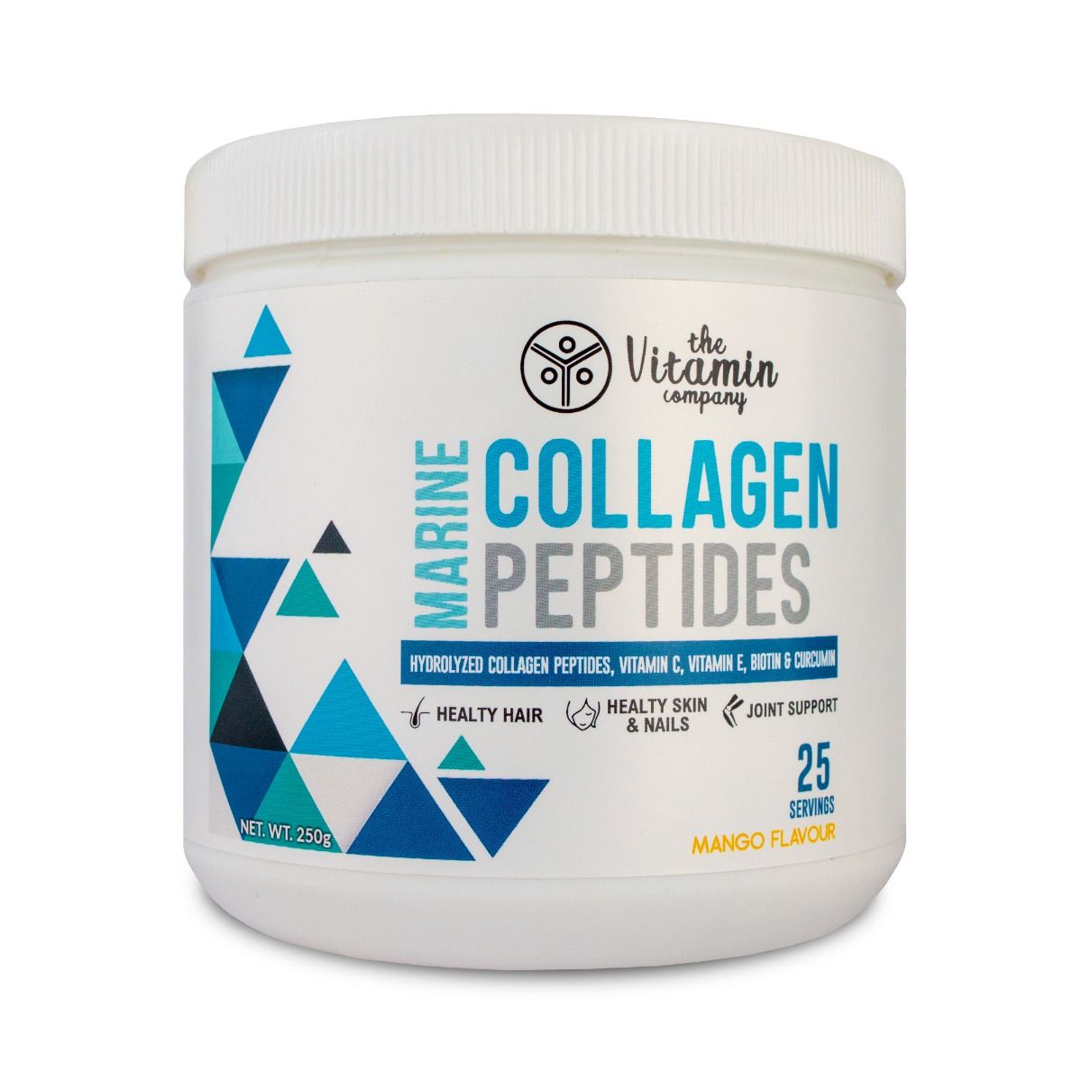 Buy The Vitamin Company Marine Collagen Peptides Mango Flavour Powder, 250 gm Online