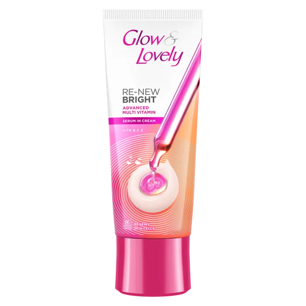 Glow &amp; Lovely Re-New Bright Advanced Multi Vitamin Face Cream, 50 gm , Pack of 1