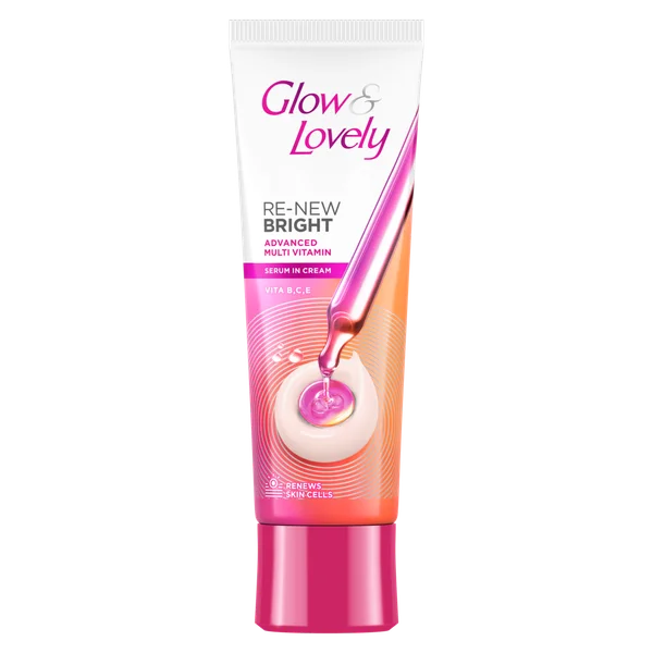 Glow &amp; Lovely Re-New Bright Advanced Multi Vitamin Face Cream, 25 gm, Pack of 1