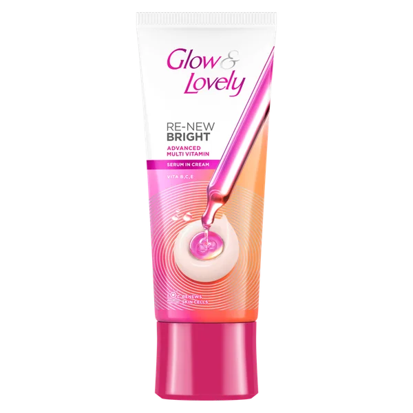 Glow &amp; Lovely Re-New Bright Advanced Multi Vitamin Face Cream, 80 gm, Pack of 1