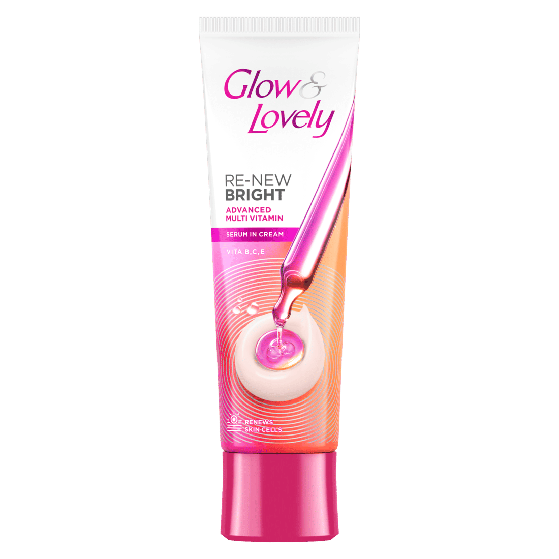 Glow & Lovely Re-New Bright Advanced Multi Vitamin Face Cream, 110 gm, Pack of 1 Glow & Lovely Re-New Bright Advanced Multi Vitamin Face Cream, 110 gm, Pack of 1