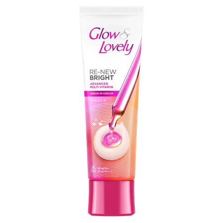 Glow & Lovely Re-New Bright Advanced Multi Vitamin Face Cream, 110 gm