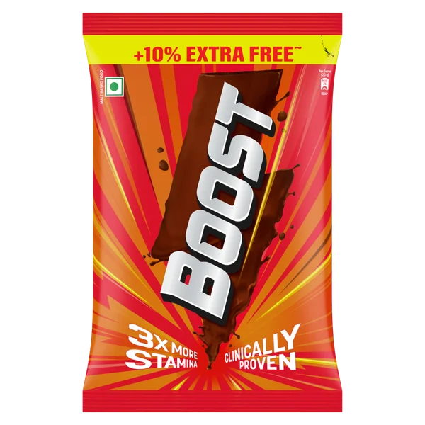 Boost 3X More Stamina Nutrition Powder, 500 gm, Pack of 1