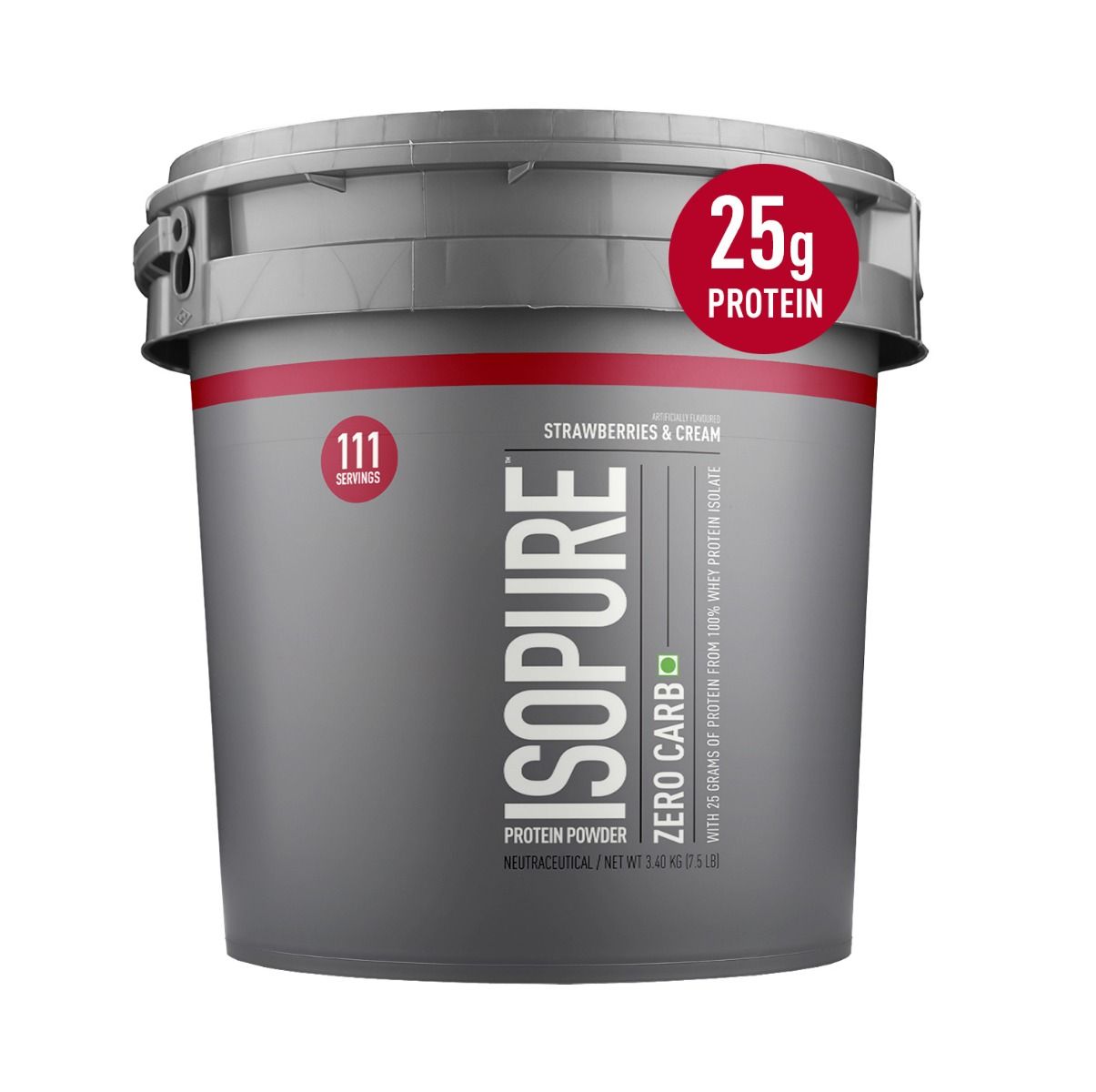 Isopure Zero Carb 100 Whey Protein Isolate Strawberries & Cream