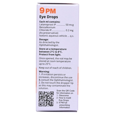 9 PM Eye Drops 2.5 ml, Pack of 1 Eye Drop