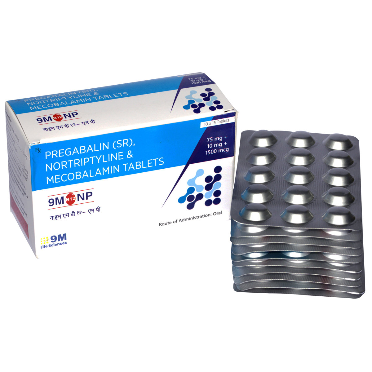 9M B12 NP Tablet 15's, Pack of 15 9M B12 NP Tablet 15's, Pack of 15