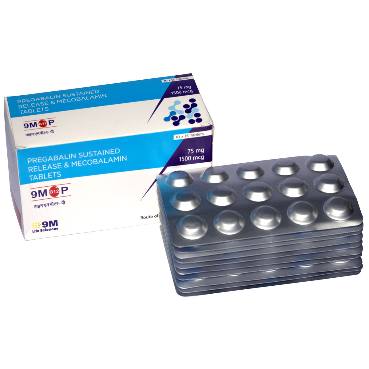 9M B12 P Tablet 15's, Pack of 15 9M B12 P Tablet 15's, Pack of 15