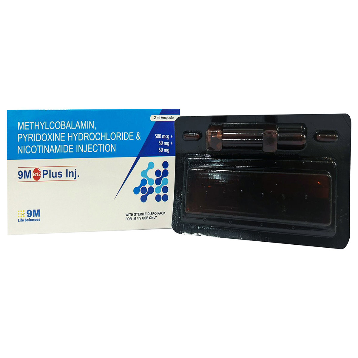 9M B12 Plus Dispo Pack Injection 2 ml, Pack of 1 9M B12 Plus Dispo Pack Injection 2 ml, Pack of 1
