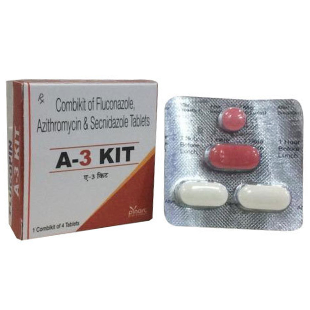 A-3 Kit Combikit Tablet 4's | Uses, Side Effects, Price | Apollo Pharmacy