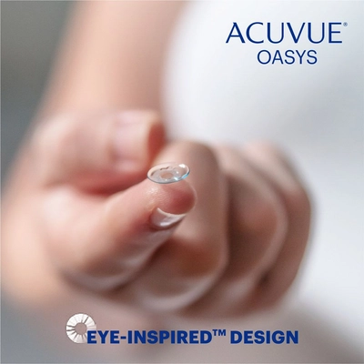 Acuvue Oasys Contact Lenses for Astigmatism BC 8.6 +2.0 0 -0.75/170 RX, 6's, Pack of 1