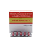 Abetaneuron-D3 Softgel Capsule 10's, Pack of 10 CAPSULES