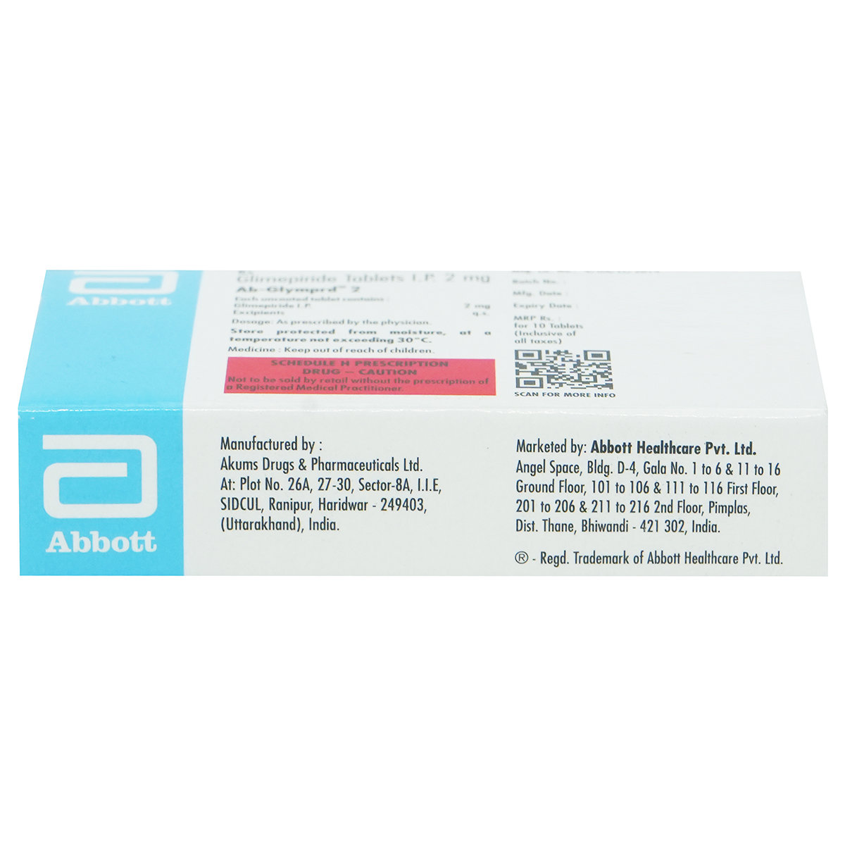 Ab-Glymprd 2 Tablet 10's, Pack of 10 Ab-Glymprd 2 Tablet 10's, Pack of 10