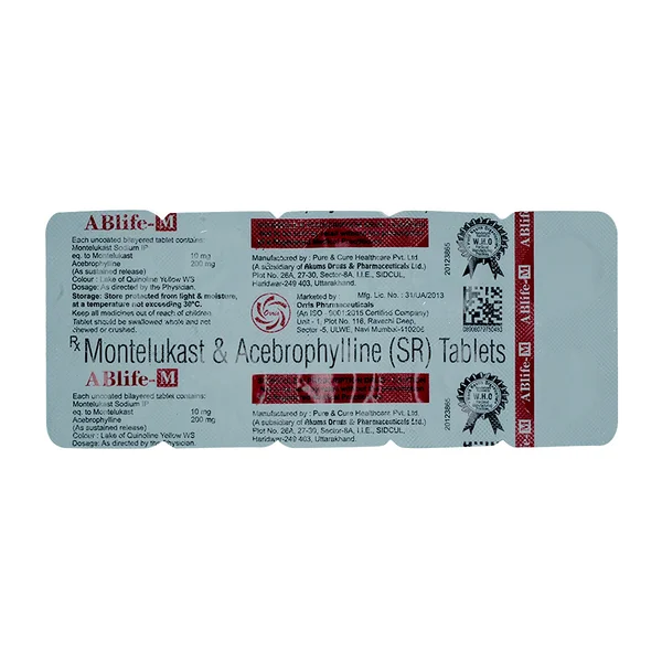 Ablife M 10/200 Tablet 10's, Pack of 10 TABLETS