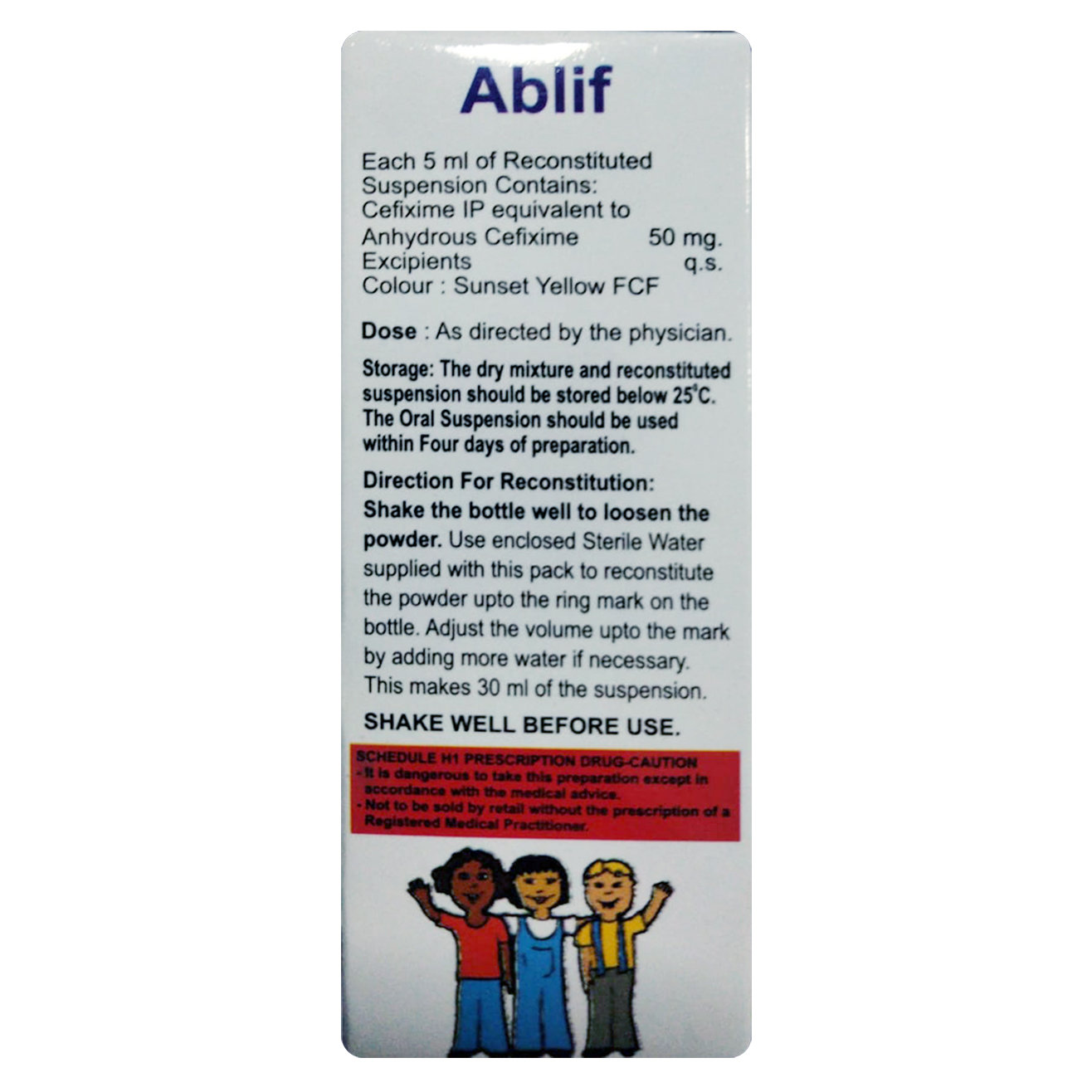 Ablif Oral Suspension 30 ml, Pack of 1 Oral Suspension Ablif Oral Suspension 30 ml, Pack of 1 Oral Suspension