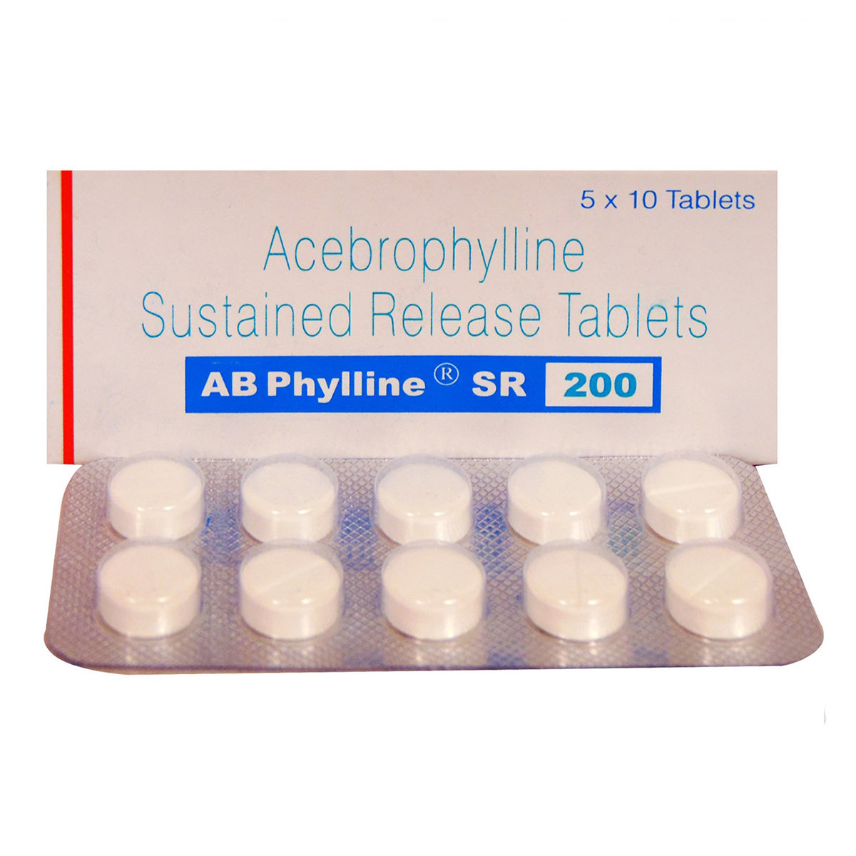 AB Phylline SR 200 Tablet 10's, Pack of 10 TABLETS AB Phylline SR 200 Tablet 10's, Pack of 10 TABLETS
