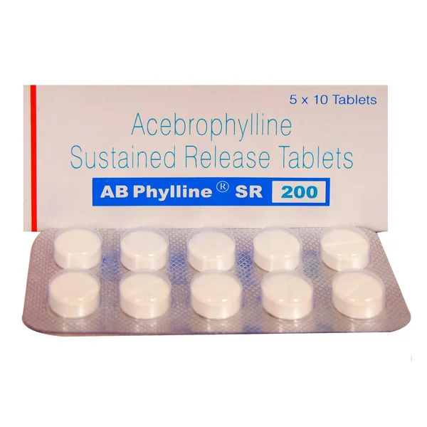 AB Phylline SR 200 Tablet 10's, Pack of 10 TABLETS