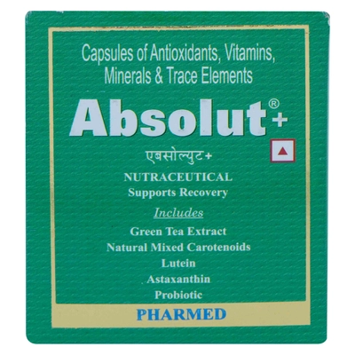 Absolut Plus Capsule 10's, Pack of 10