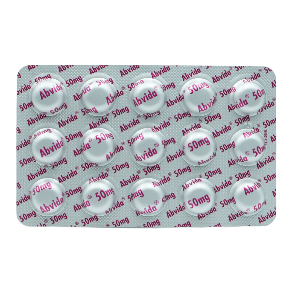 Abvida 50 mg Tablet 15's, Pack of 15 TABLETS Abvida 50 mg Tablet 15's, Pack of 15 TABLETS