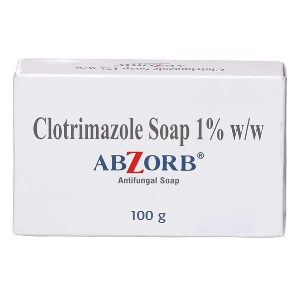 Abzorb Anti Fungal Soap 100 gm | Clotrimazole | For Treatment Of Fungal Infections, Pack of 1 SOAP