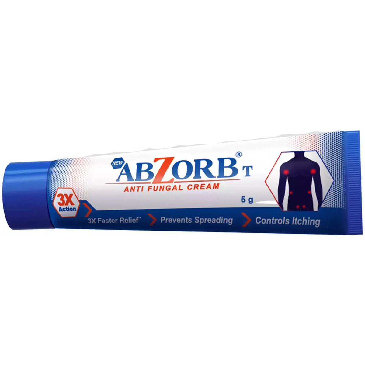 New Abzorb T Anti Fungal Cream 5 gm, Pack of 1 CREAM New Abzorb T Anti Fungal Cream 5 gm, Pack of 1 CREAM