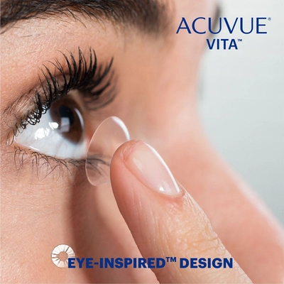 Acuvue Vita Contact Lenses for Astigmatism BC 8.6 -3. 75 -0.75/120 RX, 6's, Pack of 1